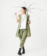 NGDHA02290 GIANNI LO GIUDICE(ジャンニ ロ ジュディチェ) [撥水加工・洗える]ナイロンリぺレントロングジレ カーキ
