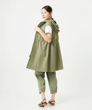 NGDHA02290 GIANNI LO GIUDICE(ジャンニ ロ ジュディチェ) [撥水加工・洗える]ナイロンリぺレントロングジレ カーキ