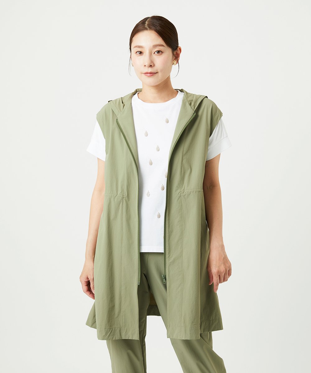 NGDHA02290 GIANNI LO GIUDICE [撥水加工・洗える]ナイロンリぺレントロングジレ