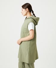 NGDHA02290 GIANNI LO GIUDICE(ジャンニ ロ ジュディチェ) [撥水加工・洗える]ナイロンリぺレントロングジレ カーキ