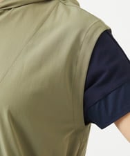 NGDHA02290 GIANNI LO GIUDICE(ジャンニ ロ ジュディチェ) [洗える・撥水加工]ナイロンリぺレントロングジレ カーキ