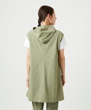 NGDHA02290 GIANNI LO GIUDICE(ジャンニ ロ ジュディチェ) [撥水加工・洗える]ナイロンリぺレントロングジレ カーキ