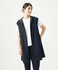 NGDHA02290 GIANNI LO GIUDICE(ジャンニ ロ ジュディチェ) [洗える・撥水加工]ナイロンリぺレントロングジレ ネイビー