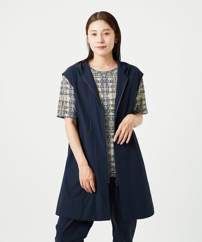 NGDHA02290 GIANNI LO GIUDICE [洗える・撥水加工]ナイロンリぺレントロングジレ