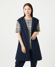 NGDHA02290 GIANNI LO GIUDICE(ジャンニ ロ ジュディチェ) [撥水加工・洗える]ナイロンリぺレントロングジレ ネイビー