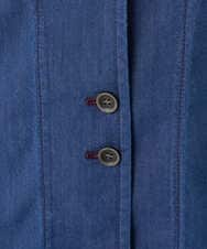 NGDJB21290 GIANNI LO GIUDICE(ジャンニ ロ ジュディチェ) [接触冷感・洗える]ビヨンドデニムＶネックジレ ネイビー