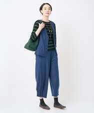 NGDJB21290 GIANNI LO GIUDICE(ジャンニ ロ ジュディチェ) [接触冷感・洗える]ビヨンドデニムＶネックジレ ネイビー