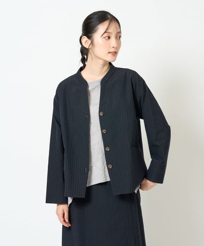 NGDJD11430 GIANNI LO GIUDICE [日本製]ウールステッチストライプジャケット