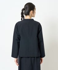 NGDJD11430 GIANNI LO GIUDICE(ジャンニ ロ ジュディチェ) [日本製]ウールステッチストライプジャケット ネイビー