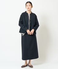 NGDJD11430 GIANNI LO GIUDICE(ジャンニ ロ ジュディチェ) [日本製]ウールステッチストライプジャケット ネイビー