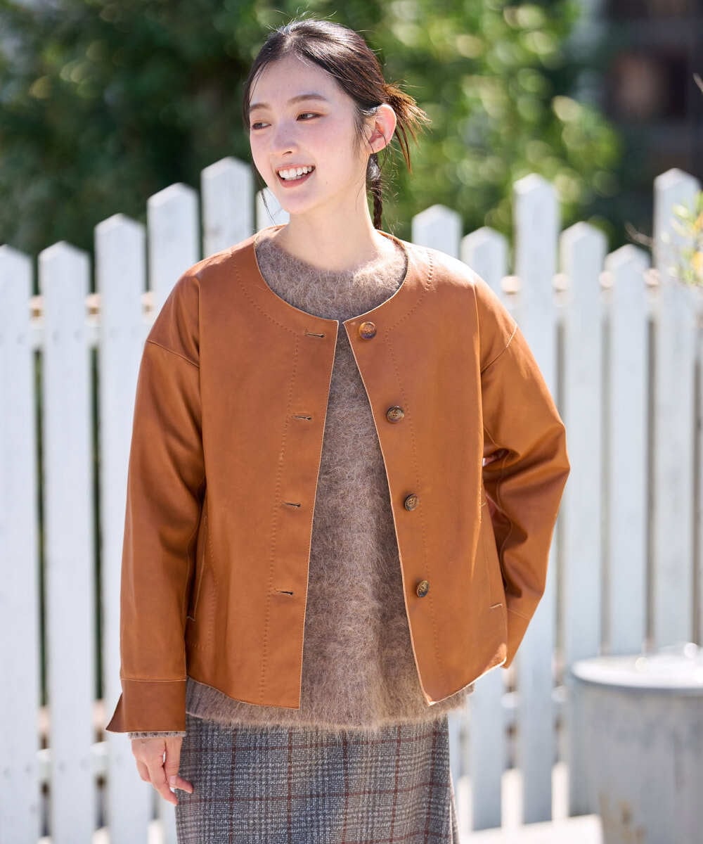 NGDJD15790 GIANNI LO GIUDICE シープレザージャケット