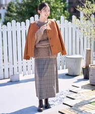 NGDJD15790 GIANNI LO GIUDICE(ジャンニ ロ ジュディチェ) シープレザージャケット オランジュ