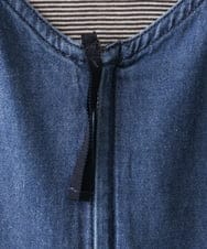 NGEEA32290 GIANNI LO GIUDICE(ジャンニ ロ ジュディチェ) [洗える]フリクションデニムジャンパースカート ネイビー