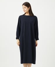 NGEEB40430 GIANNI LO GIUDICE(ジャンニ ロ ジュディチェ) [洗える・日本製]ヴィンテージタンブラーワンピース ネイビー