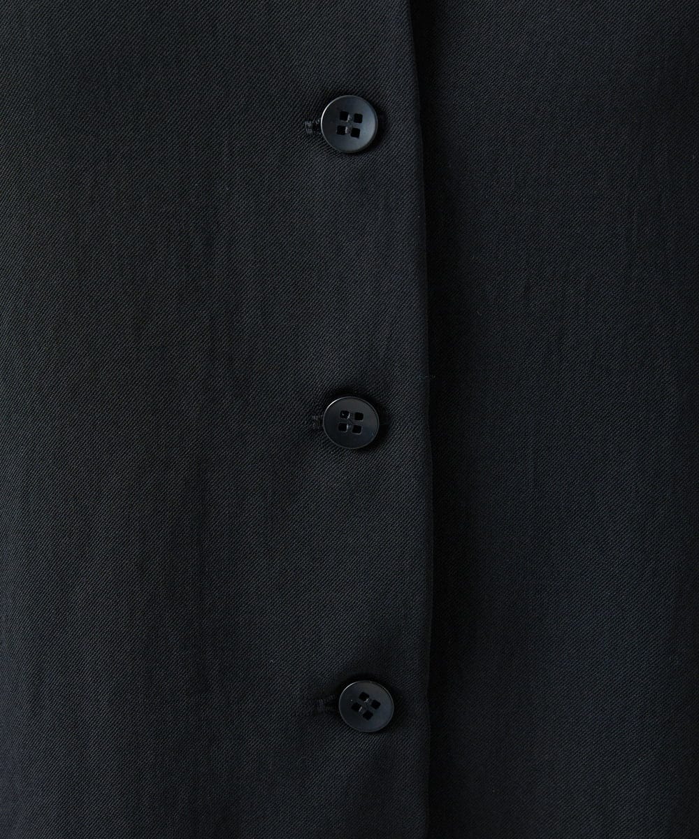 NGEEF05450 GIANNI LO GIUDICE(ジャンニ ロ ジュディチェ) [日本製]ヴィンテージタンブラーワンピース ブラック