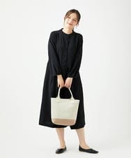 NGEEF05450 GIANNI LO GIUDICE(ジャンニ ロ ジュディチェ) [日本製]ヴィンテージタンブラーワンピース ブラック