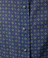 NGEGA22490 GIANNI LO GIUDICE(ジャンニ ロ ジュディチェ) [洗える]小付き柄ワンピース ネイビー