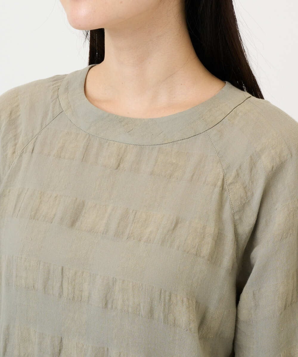 NGEGE53490 GIANNI LO GIUDICE(ジャンニ ロ ジュディチェ) [洗える]シャドーチェックワンピース ベージュ