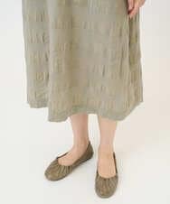 NGEGE53490 GIANNI LO GIUDICE(ジャンニ ロ ジュディチェ) [洗える]シャドーチェックワンピース ベージュ