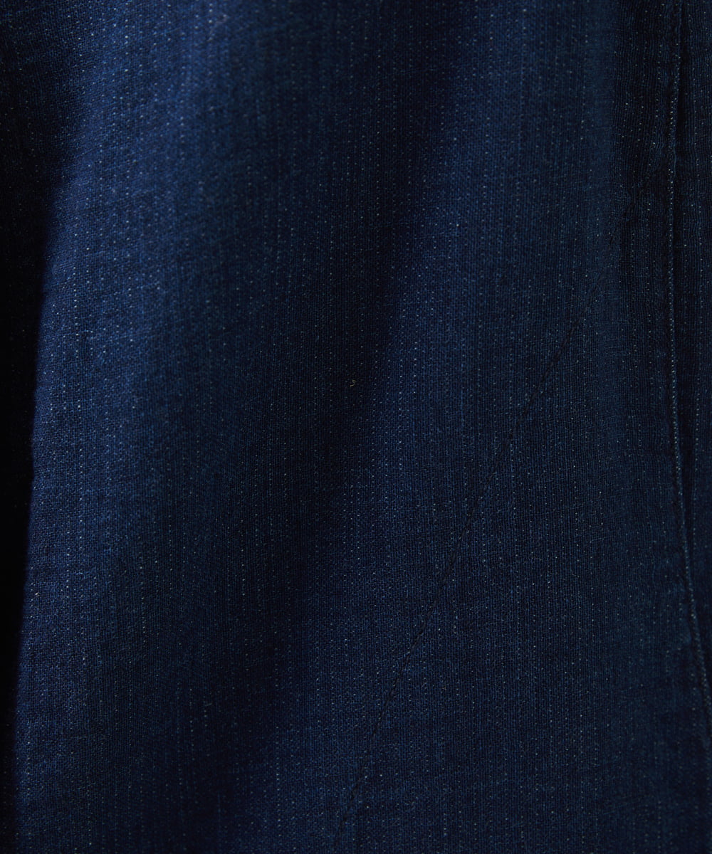 NGEGX20360 GIANNI LO GIUDICE(ジャンニ ロ ジュディチェ) [洗える]二重織ガーゼデニムジャンパースカート ネイビー