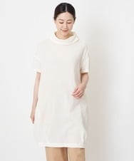 NGEHT12250 GIANNI LO GIUDICE(ジャンニ ロ ジュディチェ) [洗える・日本製]高島ちぢみワンピース アイボリー