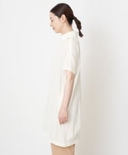 NGEHT12250 GIANNI LO GIUDICE(ジャンニ ロ ジュディチェ) [洗える・日本製]高島ちぢみワンピース アイボリー