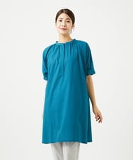 NGEJB01360 GIANNI LO GIUDICE(ジャンニ ロ ジュディチェ) [洗える・日本製]ミラクルウェーブワンピース ターコイズブルー