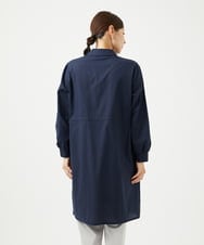 NGEJB10390 GIANNI LO GIUDICE(ジャンニ ロ ジュディチェ) [洗える]コットンローンピンタックロングブラウス ネイビー