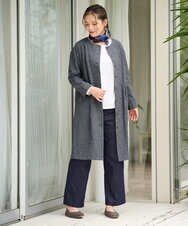 NGEJD19390 GIANNI LO GIUDICE(ジャンニ ロ ジュディチェ) [日本製]コットンウールギンガムチェックシャツワンピース ブラック