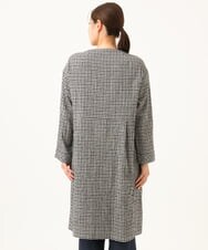 NGEJD19390 GIANNI LO GIUDICE(ジャンニ ロ ジュディチェ) [日本製]コットンウールギンガムチェックシャツワンピース ブラック