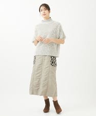 NGFAB20300 GIANNI LO GIUDICE(ジャンニ ロ ジュディチェ) アニマルジャガードニットプルオーバー ベージュ