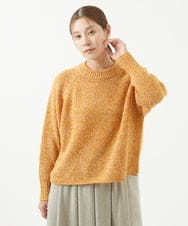 NGFAB30270 GIANNI LO GIUDICE(ジャンニ ロ ジュディチェ) シルク混ファンシーニット オレンジ