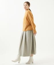 NGFAB30270 GIANNI LO GIUDICE(ジャンニ ロ ジュディチェ) シルク混ファンシーニット オレンジ