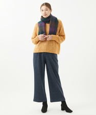 NGFAB30270 GIANNI LO GIUDICE(ジャンニ ロ ジュディチェ) シルク混ファンシーニット オレンジ