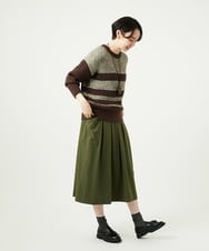 NGFAD01360 GIANNI LO GIUDICE(ジャンニ ロ ジュディチェ) [洗える]IMPラメファーニット ベージュ