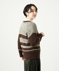 NGFAD01360 GIANNI LO GIUDICE(ジャンニ ロ ジュディチェ) [洗える]IMPラメファーニット ベージュ