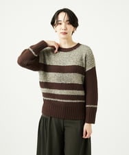 NGFAD01360 GIANNI LO GIUDICE(ジャンニ ロ ジュディチェ) [洗える]IMPラメファーニット ベージュ