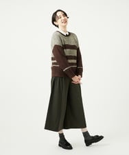 NGFAD01360 GIANNI LO GIUDICE(ジャンニ ロ ジュディチェ) [洗える]IMPラメファーニット ベージュ