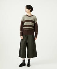NGFAD01360 GIANNI LO GIUDICE(ジャンニ ロ ジュディチェ) [洗える]IMPラメファーニット ベージュ