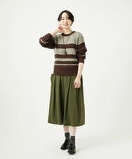 NGFAD01360 GIANNI LO GIUDICE(ジャンニ ロ ジュディチェ) [洗える]IMPラメファーニット ベージュ