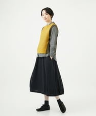 NGFAE35250 GIANNI LO GIUDICE(ジャンニ ロ ジュディチェ) [洗える]ＭＥＥＴニットベスト イエロー