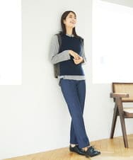 NGFAE35250 GIANNI LO GIUDICE(ジャンニ ロ ジュディチェ) [洗える]ＭＥＥＴニットベスト ネイビー