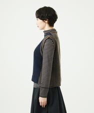 NGFAE35250 GIANNI LO GIUDICE(ジャンニ ロ ジュディチェ) [洗える]ＭＥＥＴニットベスト ネイビー