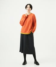 NGFAE36270 GIANNI LO GIUDICE(ジャンニ ロ ジュディチェ) [洗える]ＭＥＥＴニット オレンジ