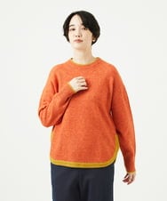 NGFAE36270 GIANNI LO GIUDICE(ジャンニ ロ ジュディチェ) [洗える]ＭＥＥＴニット オレンジ