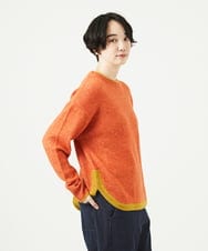 NGFAE36270 GIANNI LO GIUDICE(ジャンニ ロ ジュディチェ) [洗える]ＭＥＥＴニット オレンジ