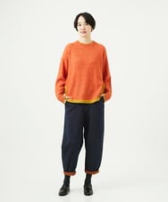 NGFAE36270 GIANNI LO GIUDICE(ジャンニ ロ ジュディチェ) [洗える]ＭＥＥＴニット オレンジ