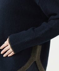 NGFAE36270 GIANNI LO GIUDICE(ジャンニ ロ ジュディチェ) [洗える]ＭＥＥＴニット ネイビー