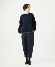 NGFAE36270 GIANNI LO GIUDICE(ジャンニ ロ ジュディチェ) [洗える]ＭＥＥＴニット ネイビー