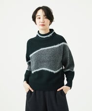 NGFAE40330 GIANNI LO GIUDICE(ジャンニ ロ ジュディチェ) エキストラファインメリノウールニット ダークグリーン